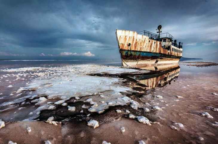 تهدید طوفان نمکی نتیجه بحران خشک شدن دریاچه ارومیه