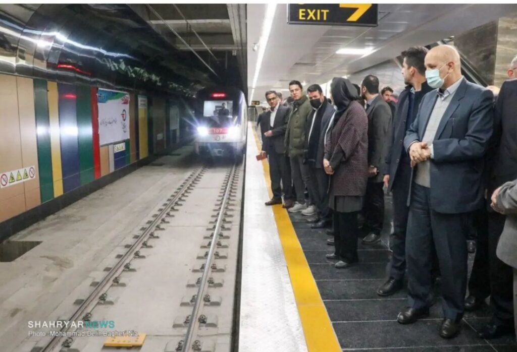 ایستگاه گازران قطار شهری تبریز به بهره‌برداری رسید