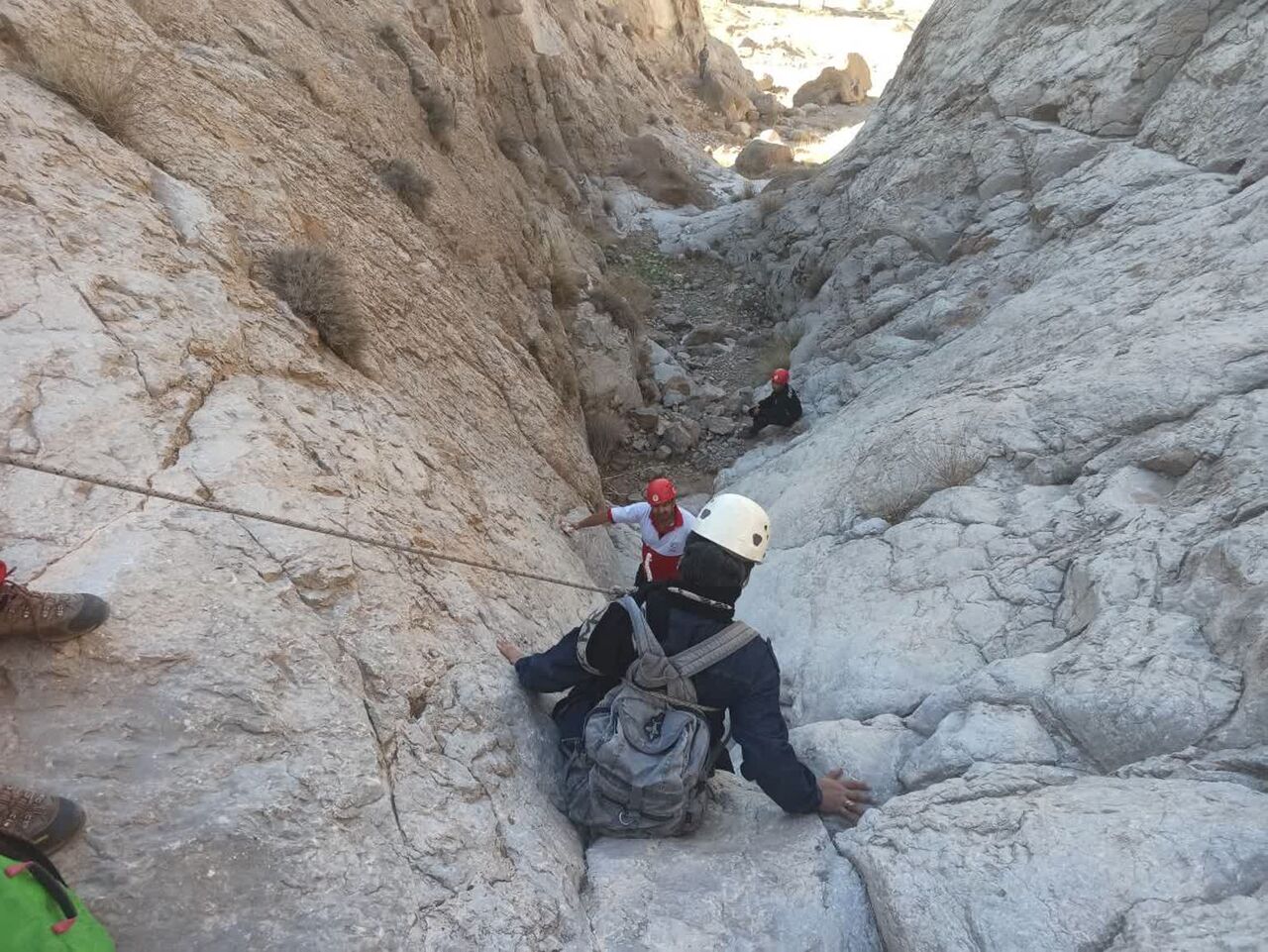 نجات ۲ کوهنورد گرفتار در ارتفاعات «پیربالا» شهرستان مرند