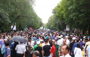 اجتماع ۳۰۰ هزار نفره شهروندان تبریزی در همایش بزرگ پیاده روی غدیر