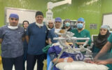 عمل جراحی مغز در حالت نشسته در مرکز آموزشی درمانی امام رضا(ع) تبریز