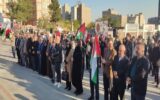 همدلی اهالی فرهنگ، هنر و رسانه تبریز با مردم مظلوم غزه در مقبره‌الشعرا