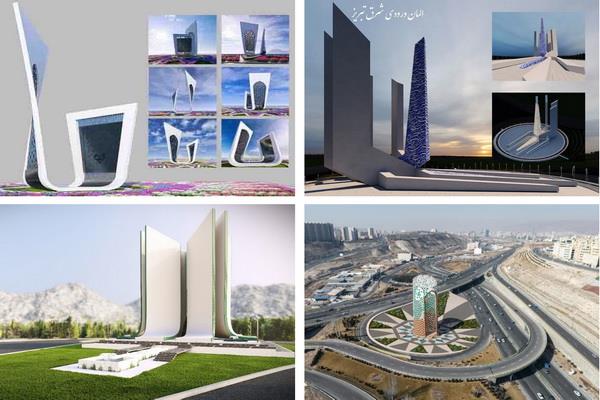 کاندیدای نهایی طراحی المان شرق تبریز مشخص شد کاندیدای نهایی طراحی المان شرق تبریز مشخص شد