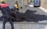 تداوم عملیات آسفالت ریزی معابر غرب و شمالغرب تبریز