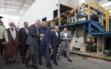 بازدید دبیر شورایعالی مناطق آزاد کشور و استاندار آذربایجان شرقی از شرکت تاو کاغذ ارس