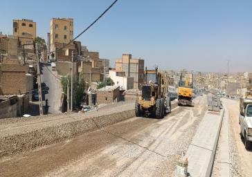 تسریع عملیات زیرسازی و تسطیح فاز ۳ خیابان ۴۵ متری شهید آل هاشم
