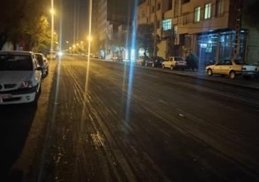 تدام عملیات آسفالت تراشی مسیر خیابان عباسی به طول ۱۶۰۰ متر