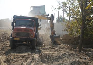 آغاز عملیات تسطیح در پروژه مسیرگشایی شهید سعیدی در جنوب غرب تبریز آغاز عملیات تسطیح در پروژه مسیرگشایی شهید سعیدی در جنوب غرب تبریز