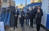بازدید میدانی شهردار منطقه یک از پروژه های در حال اجرای این منطقه