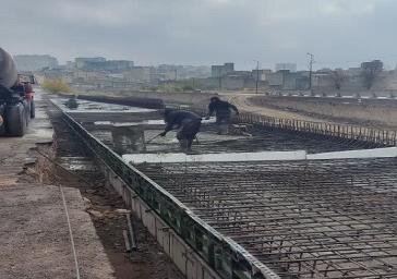 پیشرفت ۸۰ درصدی پروژه دوربرگردان دوکمال تبریز