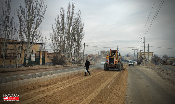 مسطح‌سازی جاده‌های فتح‌آباد و زرنق