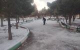 برف روبی پارکها و بوستان‌های سطح حوزه شهرداری منطقه ۱۰