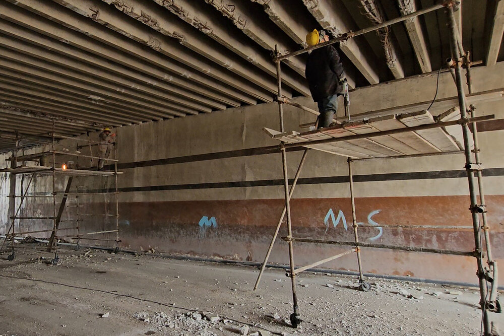 تداوم مقاوم‌سازی پل ترمینال تبریز