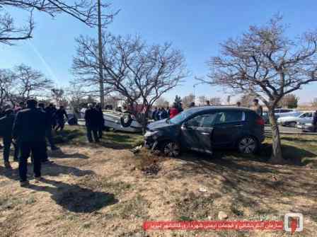 یک کشته در حادثه رانندگی اتوبان پاسداران تبریز