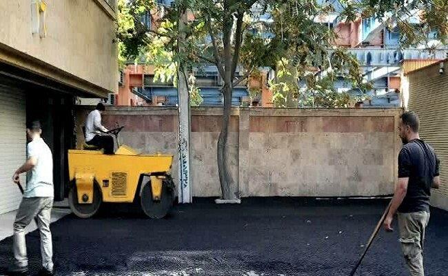 آسفالت‌ریزی ۸۶۳ تنی شهرداری منطقه ۴ تبریز طی هفته گذشته