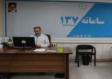 پاسخگویی بی‌واسطه شهردار منطقه ۶ تبریز به شهروندان در سامانه ۱۳۷