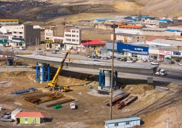 تداوم عملیات اجرایی سه تقاطع غیر همسطح در شرایط جنگی
