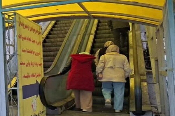 راه اندازی پل عابرگذر مکانیزه آبرسان