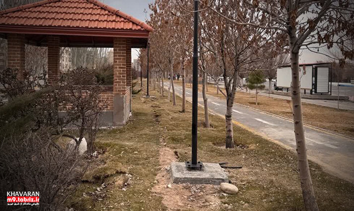 نصب ۸۰ پای‌ چراغ در پارک خانواده‌ شهرک خاوران