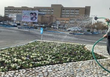 اجرای آیتم های نوروزی فضای سبز در سطح پارک ها و بوستان های منطقه 10